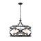 Z-Lite Malcalester 6 Light Pendant, Matte Black & White 481P24-MB-BN - alternate 6